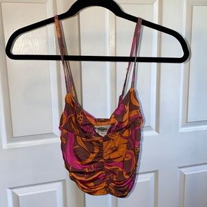 Urban outfitters size XS, multi color fashion crop top never worn!